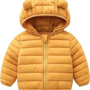 Toddler light puffer down jacket